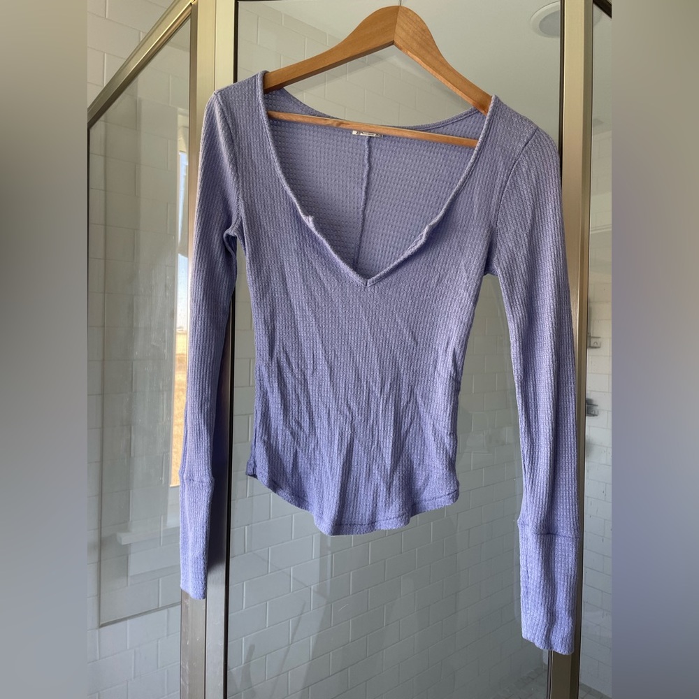 Free People Thermal Long Sleeve Top.